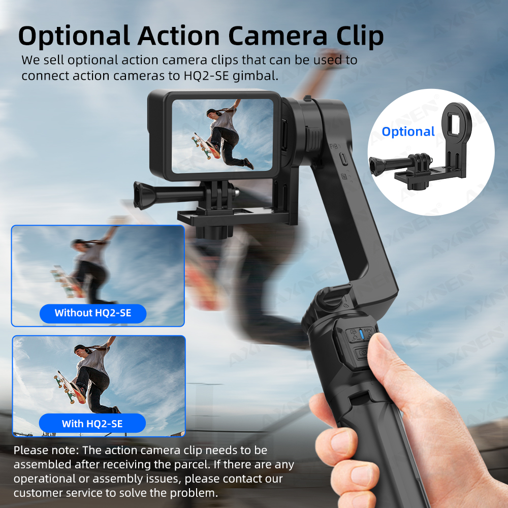 AXNEN HQ2-SE Mobile Phone Stab - огляд і ціна Drone Gimbal For Gopro