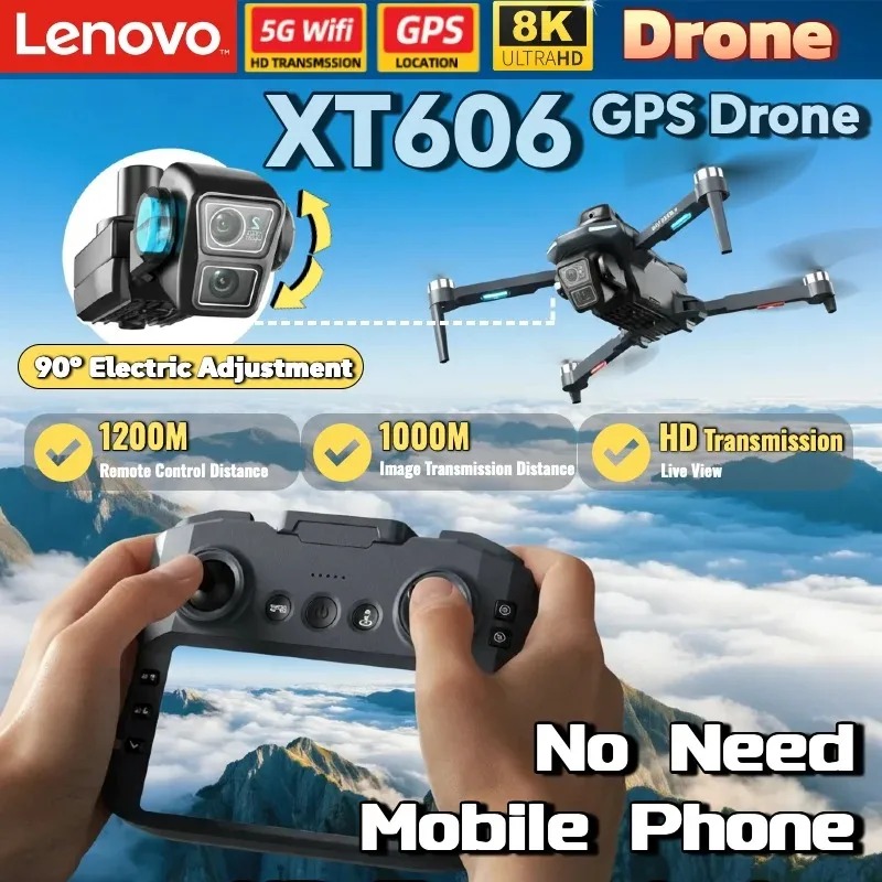 Lenovo XT606 GPS Drone Brushle - огляд і ціна Drone Gimbal Mount