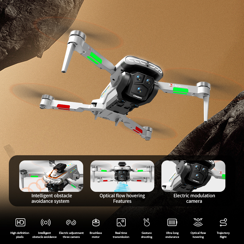 M3 Professional Drone 4K HD Ae - огляд і ціна Drone Gimbal 2 Axis