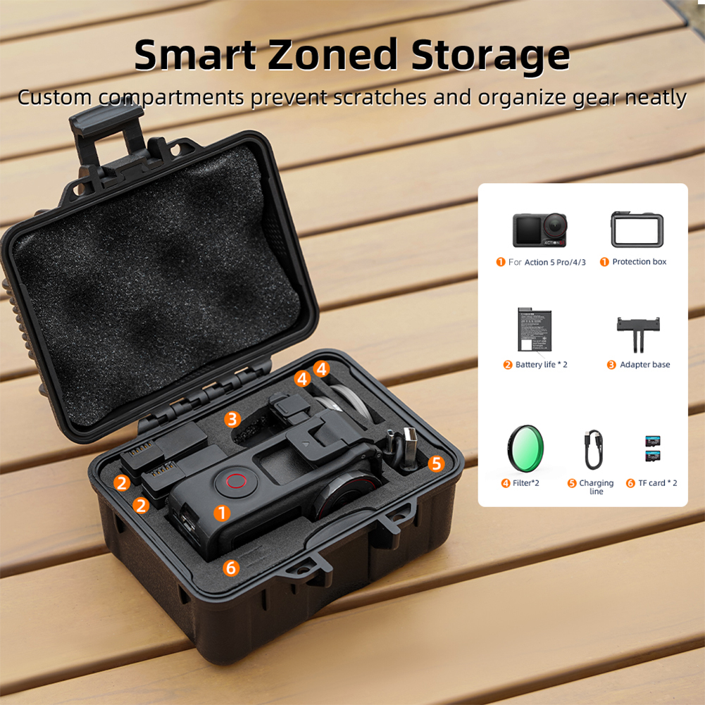 Hard Case Waterproof Box for D - огляд і ціна Drone Gimbal Case