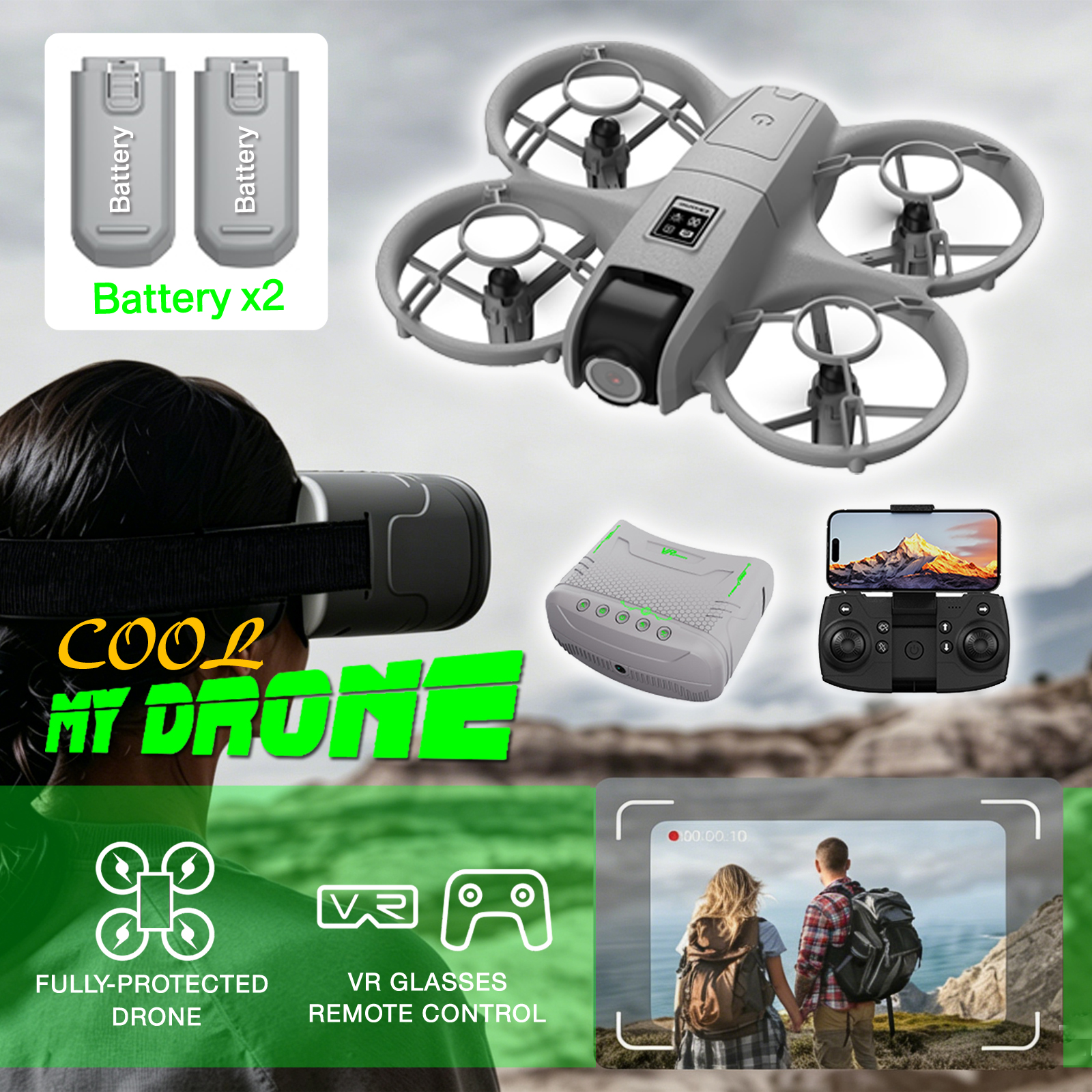 Mini Drone That Is Easy For Be - огляд і ціна Drone Gimbal Brushless